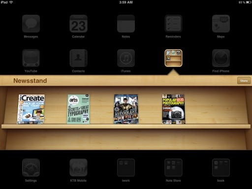 newsstand บน iOS 5 คือ? 1