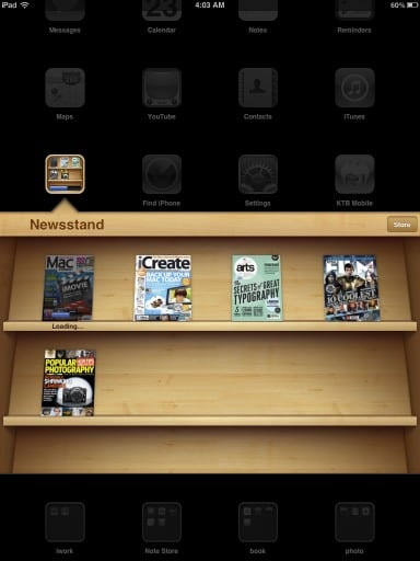 newsstand บน iOS 5 คือ? 4