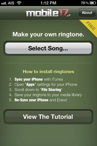 วิธีทำ Ringtone iphone ด้วย App Mobile 17 1