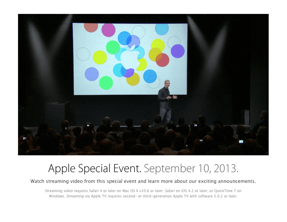 Keynote Apple Special Event September 10, 2013