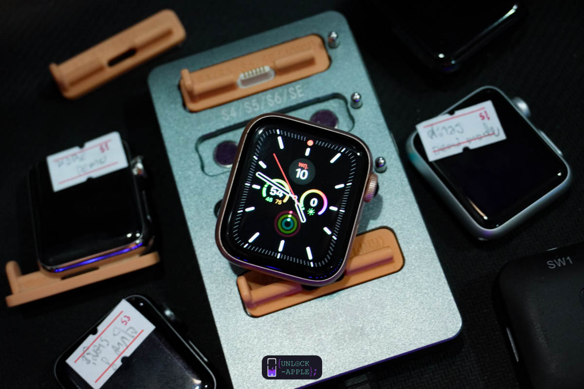 ซ่อม Apple watch ค้าง หน้าสีแดง โลโก้ Apple
