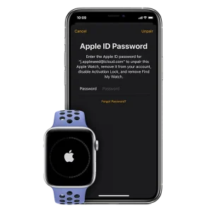 unlock apple watch icloud